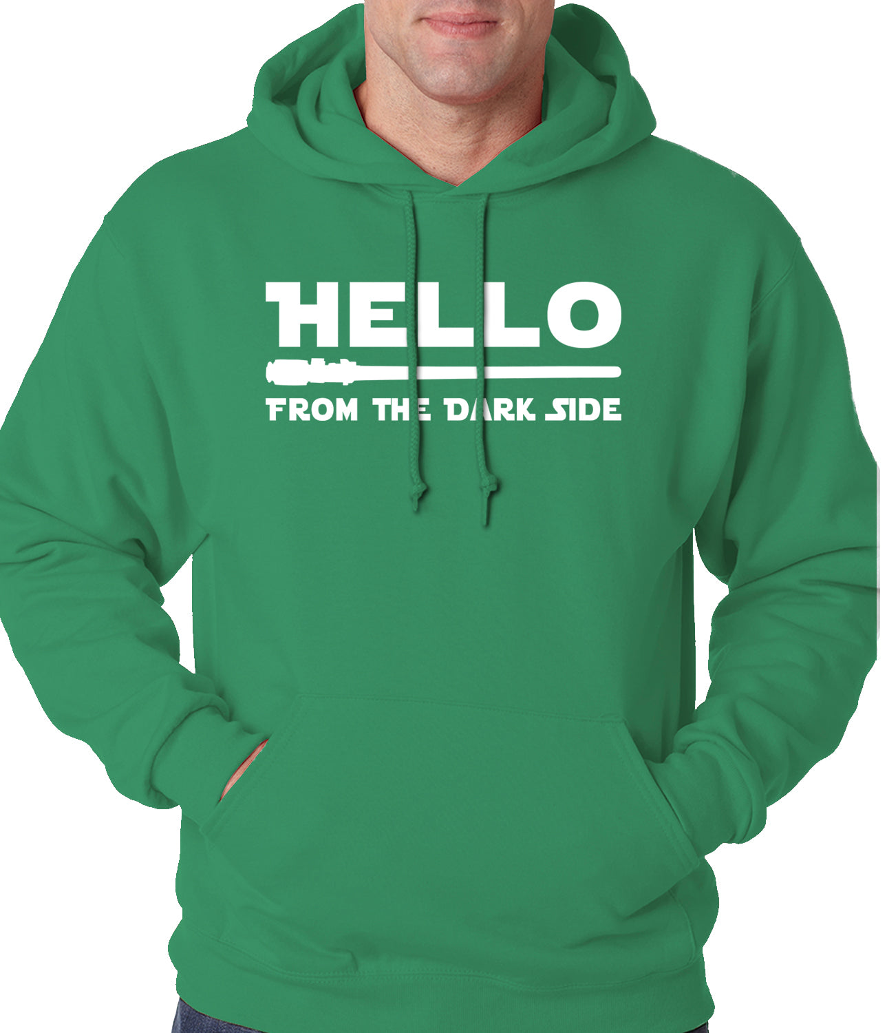Hello - From The Dark Side Adult Hoodie