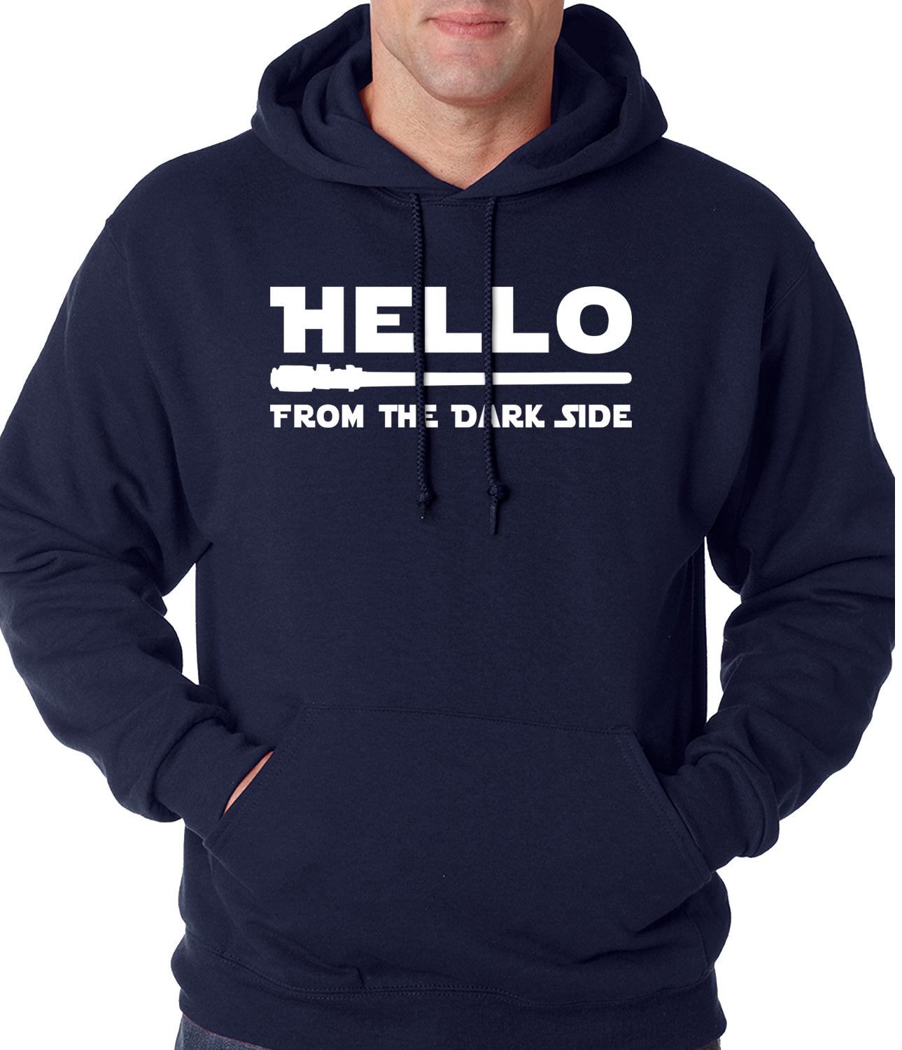Hello - From The Dark Side Adult Hoodie