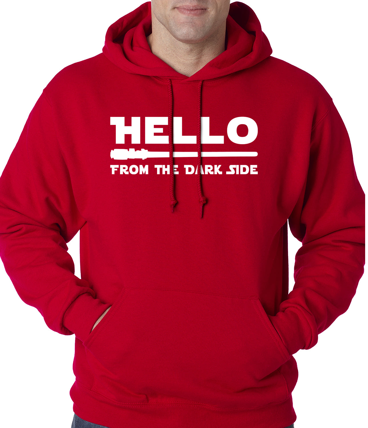 Hello - From The Dark Side Adult Hoodie