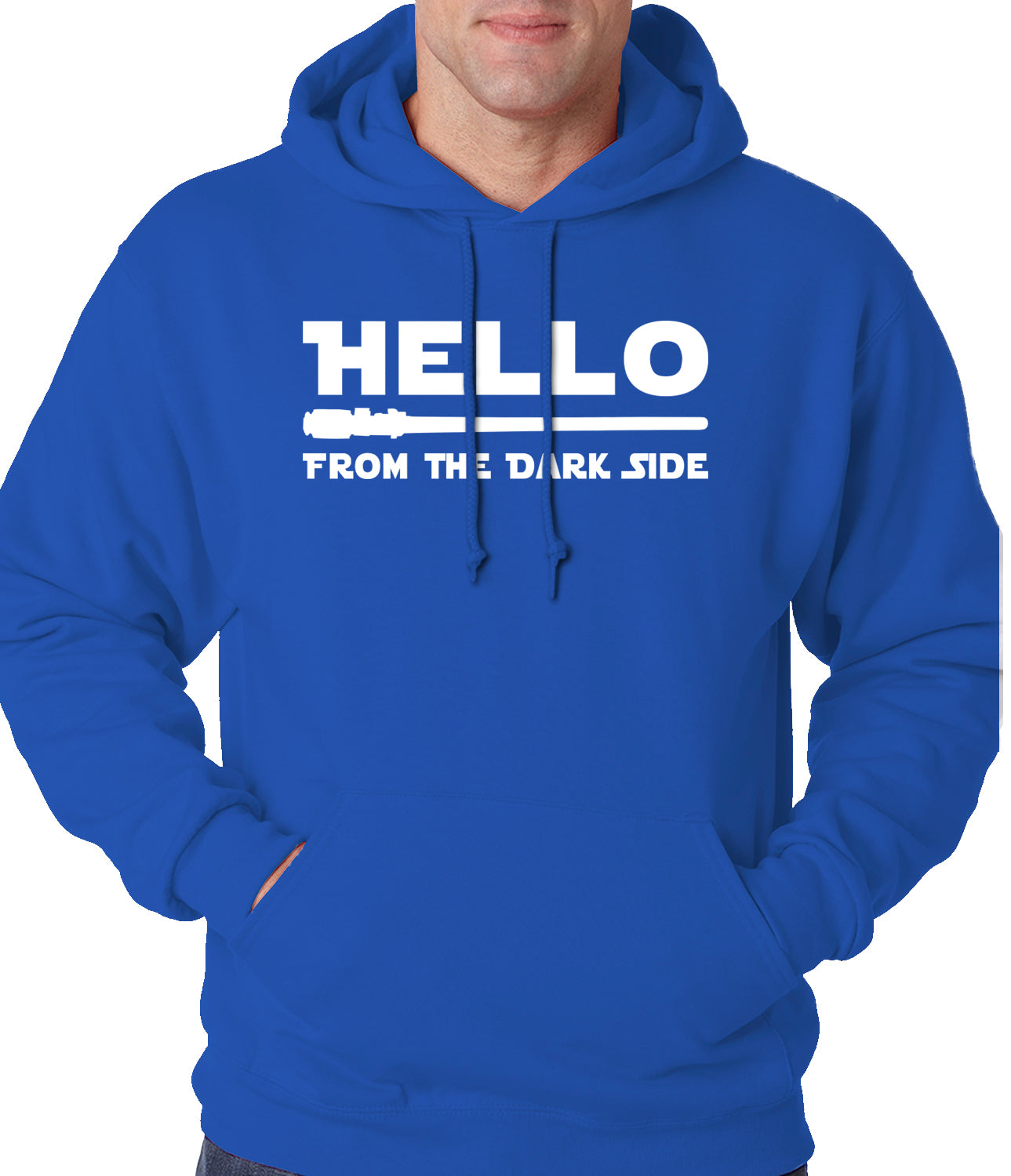 Hello - From The Dark Side Adult Hoodie