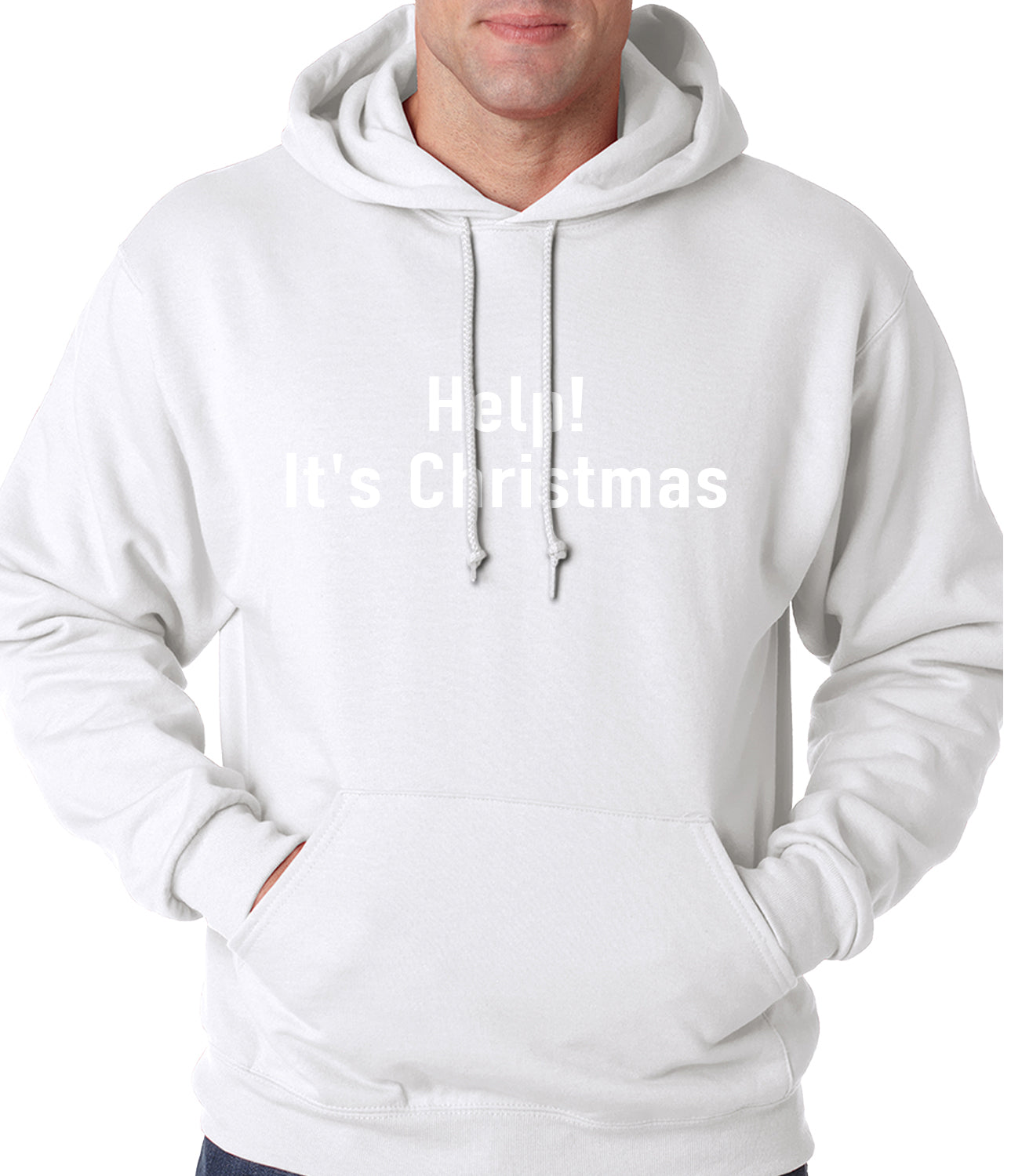 Help! It's Christmas Funny Holiday Adult Hoodie