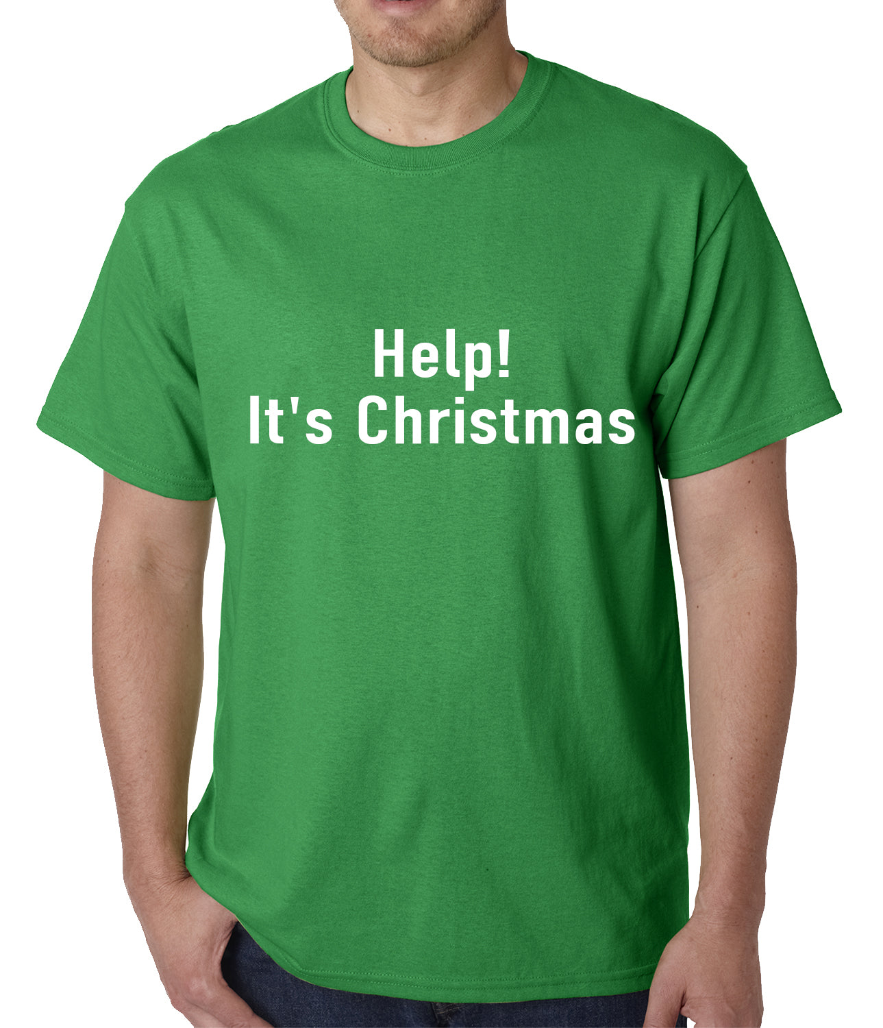 Help! It's Christmas Funny Holiday Mens T-shirt