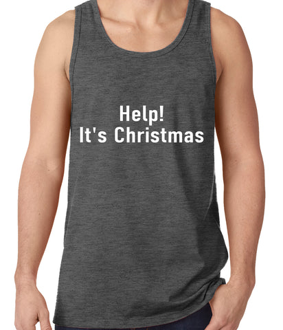 Help! It's Christmas Funny Holiday Tank Top