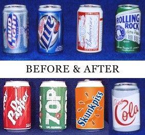 Hide your beer Beer Can Wraps (Set of 4)