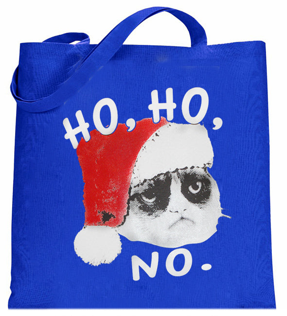 Ho Ho No Angry Cat Tote Bag