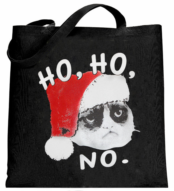 Ho Ho No Angry Cat Tote Bag
