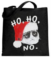 Ho Ho No Angry Cat Tote Bag