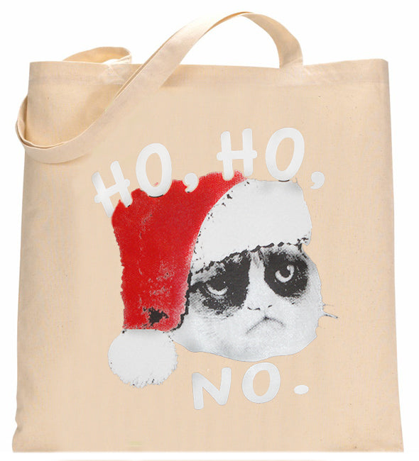 Ho Ho No Angry Cat Tote Bag