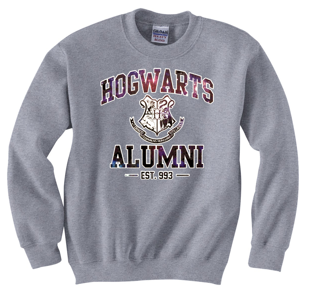 Hogwarts Alumni Galaxy Crewneck Sweatshirt