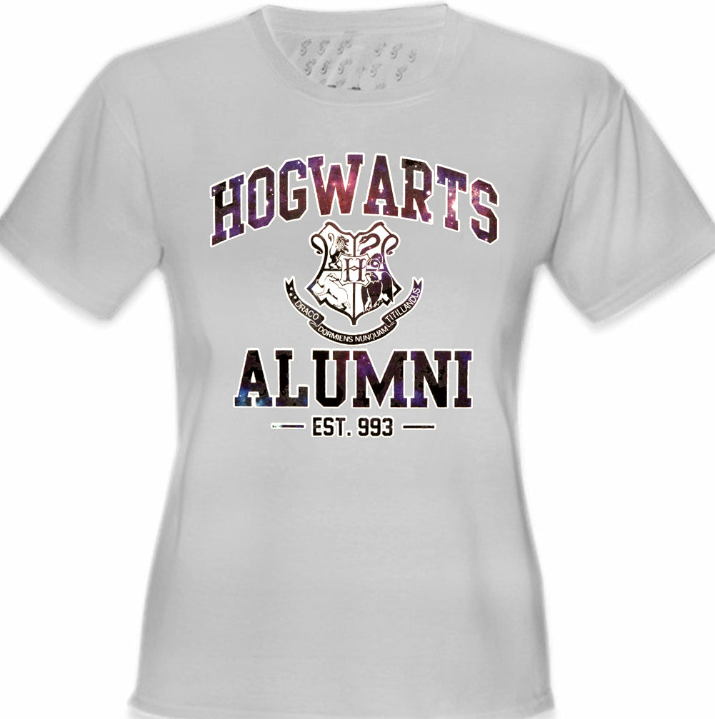 Hogwarts Alumni Galaxy Girl's T-Shirt