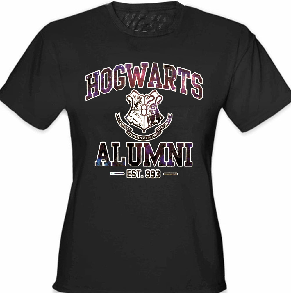 Hogwarts Alumni Galaxy Girl's T-Shirt