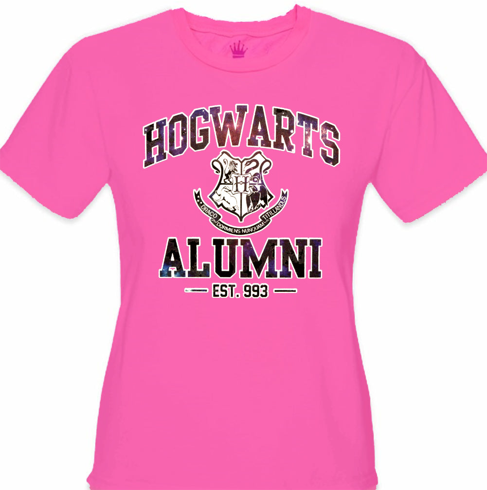Hogwarts Alumni Galaxy Girl's T-Shirt