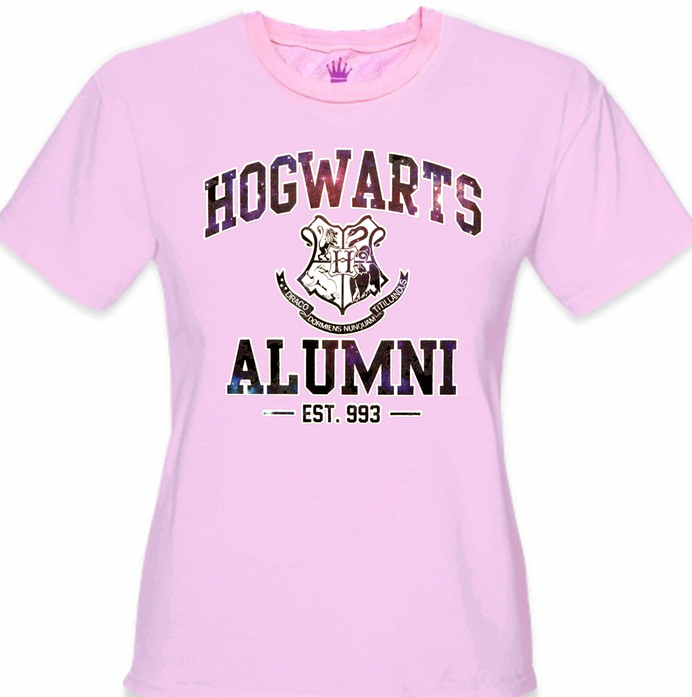 Hogwarts Alumni Galaxy Girl's T-Shirt