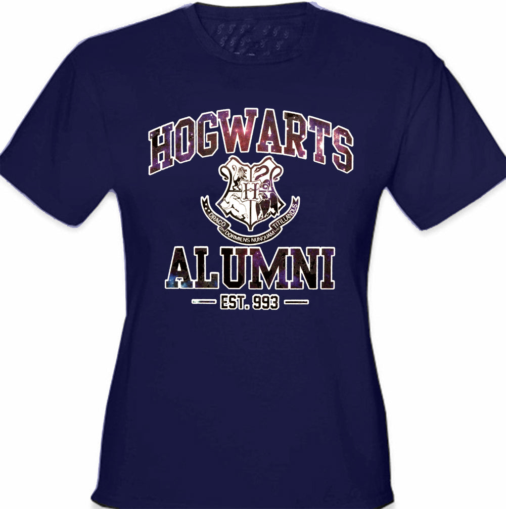 Hogwarts Alumni Galaxy Girl's T-Shirt