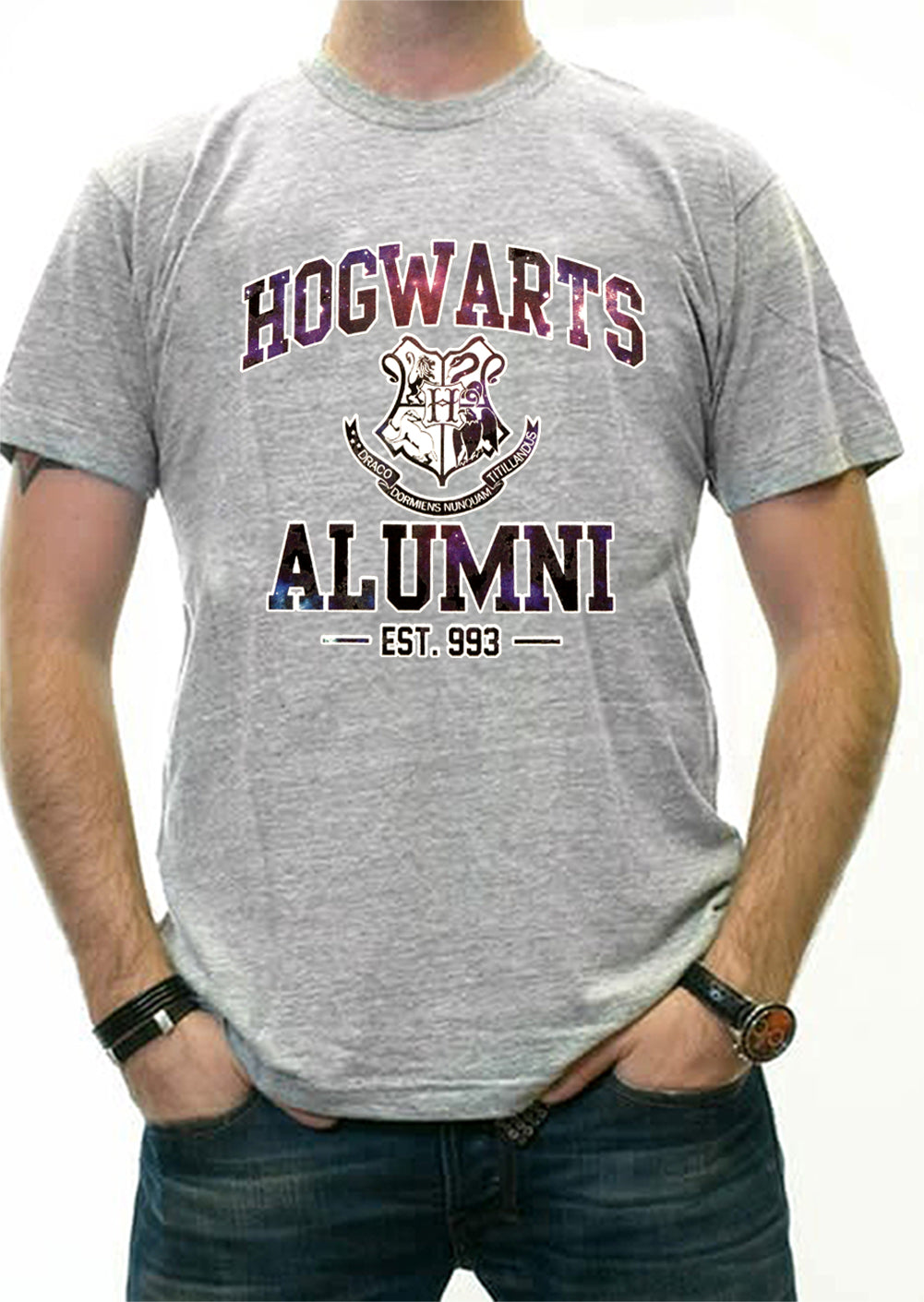 Hogwarts Alumni Galaxy Men's T-Shirt
