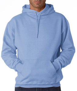 Hooded Sweatshirt :: Unisex Pull Over Hoodie (Light Blue)