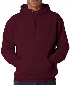 Hooded Sweatshirt :: Unisex Pull Over Hoodie (Maroon)