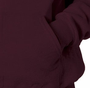 Hooded Sweatshirt :: Unisex Pull Over Hoodie (Maroon)