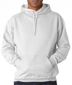 Hooded Sweatshirt :: Unisex Pull Over Hoodie (White)