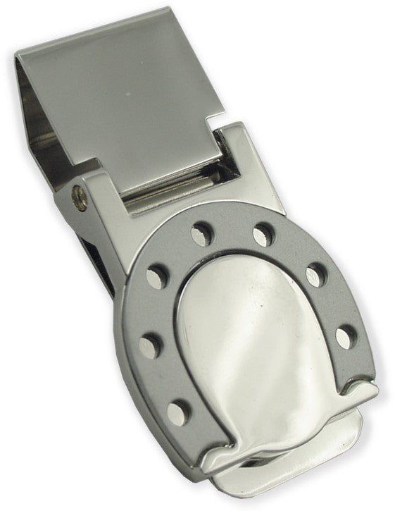 Horse Shoe Hinged Money Clip