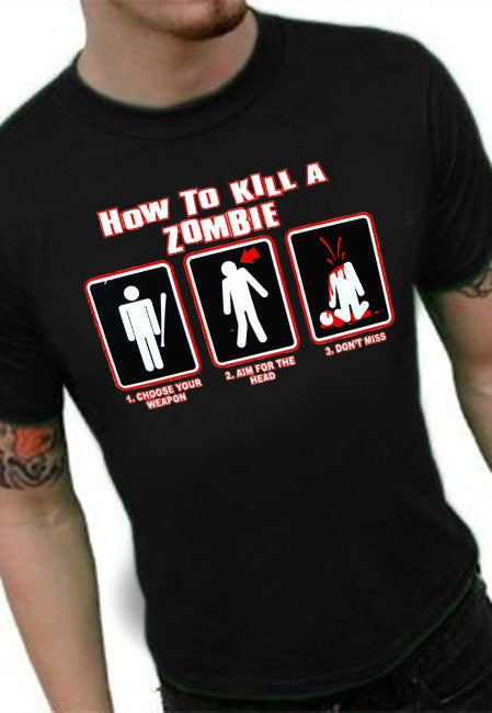 How To Kill A Zombie T-Shirt