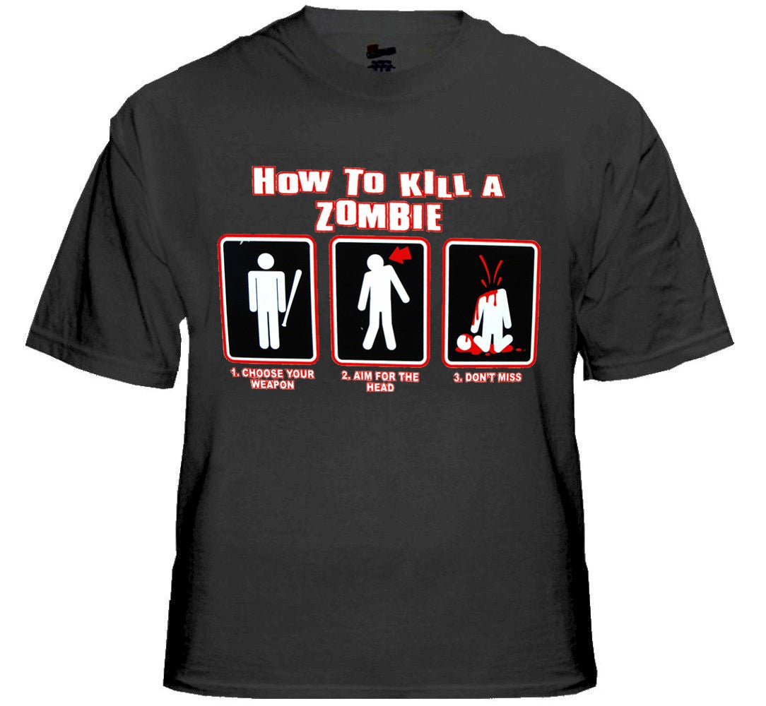 How To Kill A Zombie T-Shirt