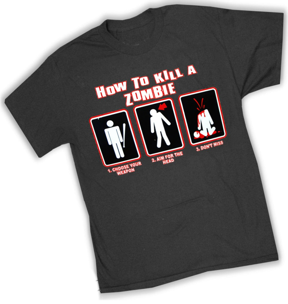 How To Kill A Zombie T-Shirt