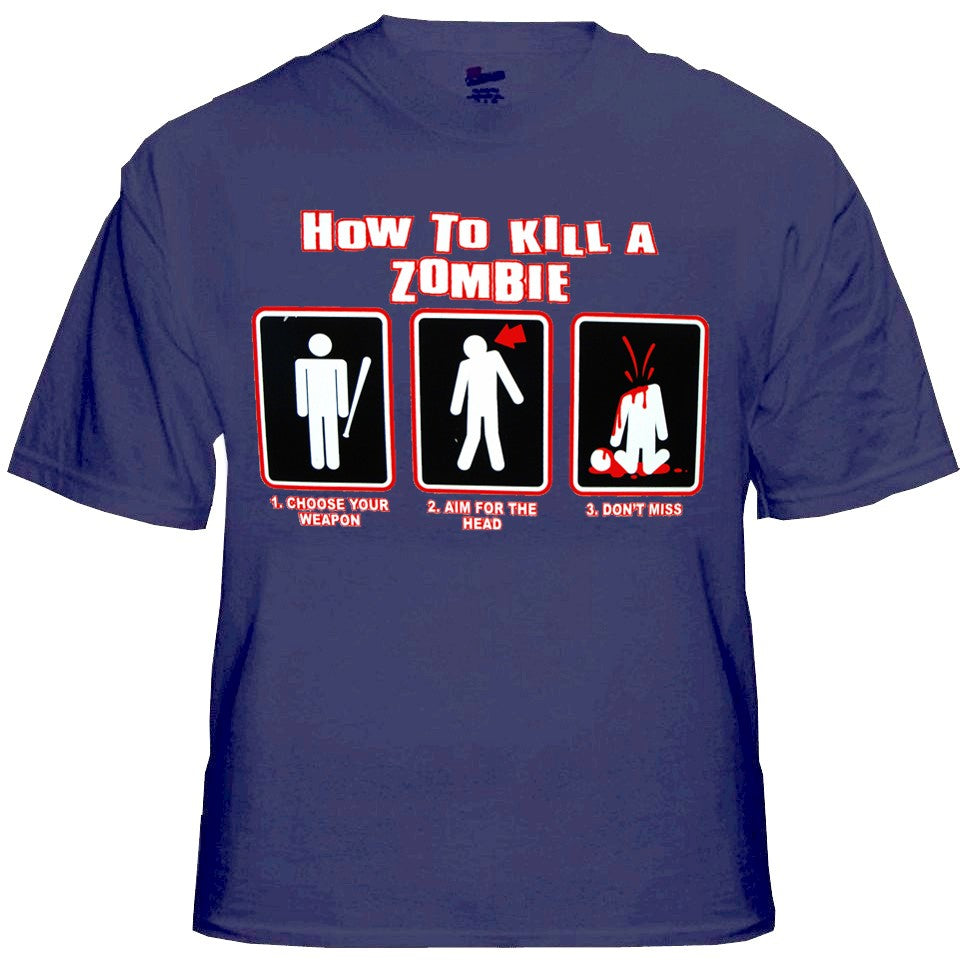 How To Kill A Zombie T-Shirt