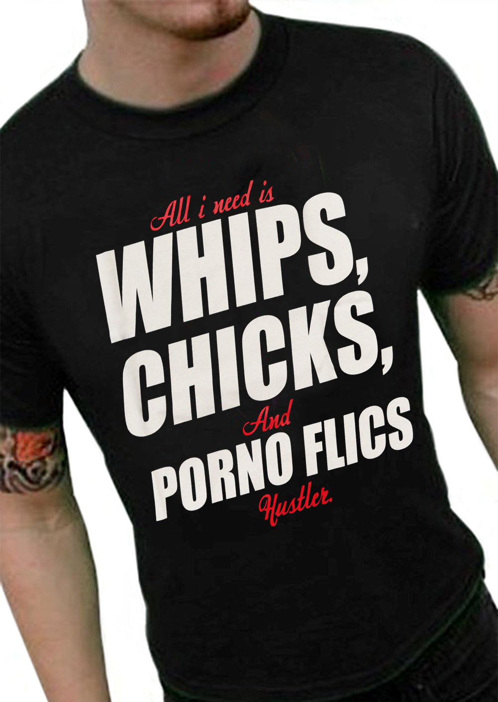 Hustler Clothing "All I Need" Men's T-Shirt (Black)