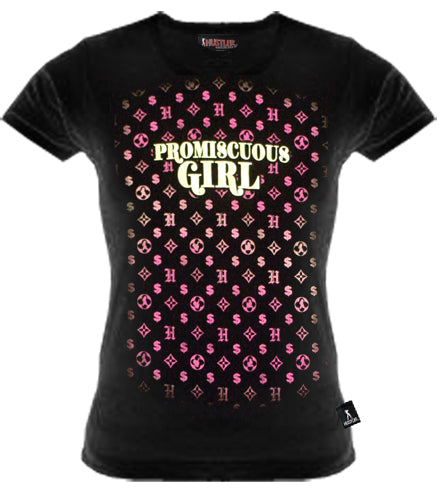 Hustler Promiscuouis Girl Girls T-Shirt