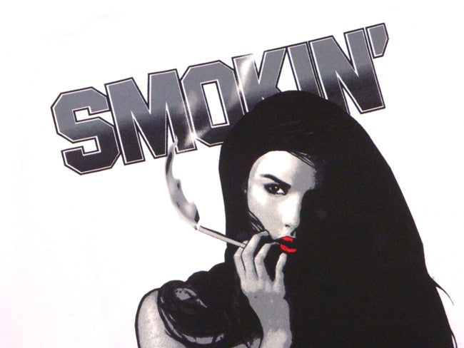 Hustler "Smokin'" T-Shirt (White)