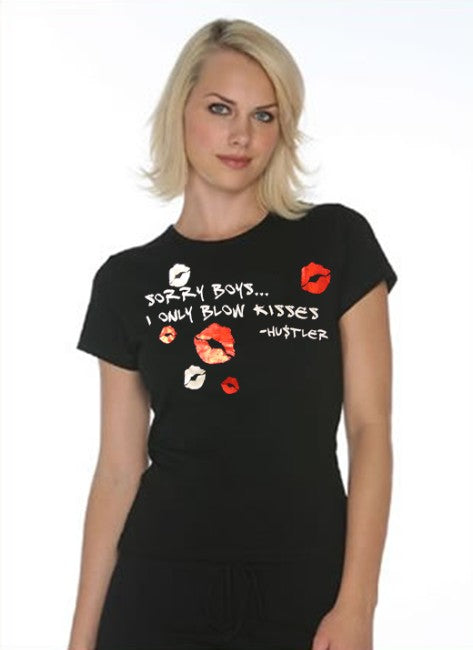 Hustler "Sorry Boys" Girls Baby Doll T-Shirt