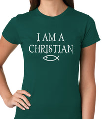 I Am A Christian Oregon College Shooting Ladies T-shirt