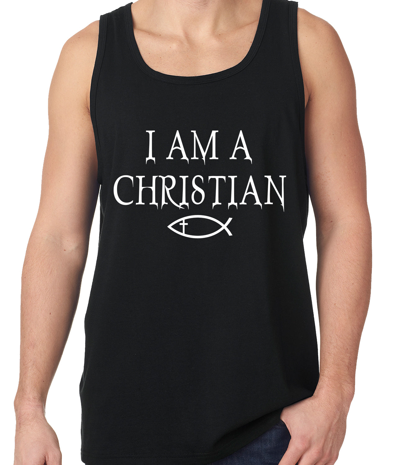 I Am A Christian Oregon College Shooting Tank Top