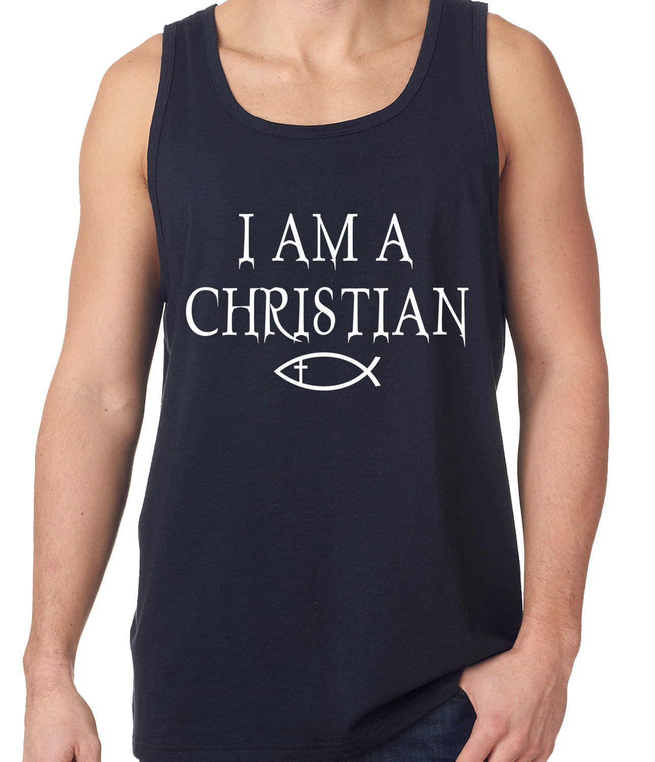 I Am A Christian Oregon College Shooting Tank Top