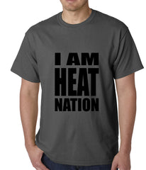 I Am Heat Nation Basketball Mens T-shirt