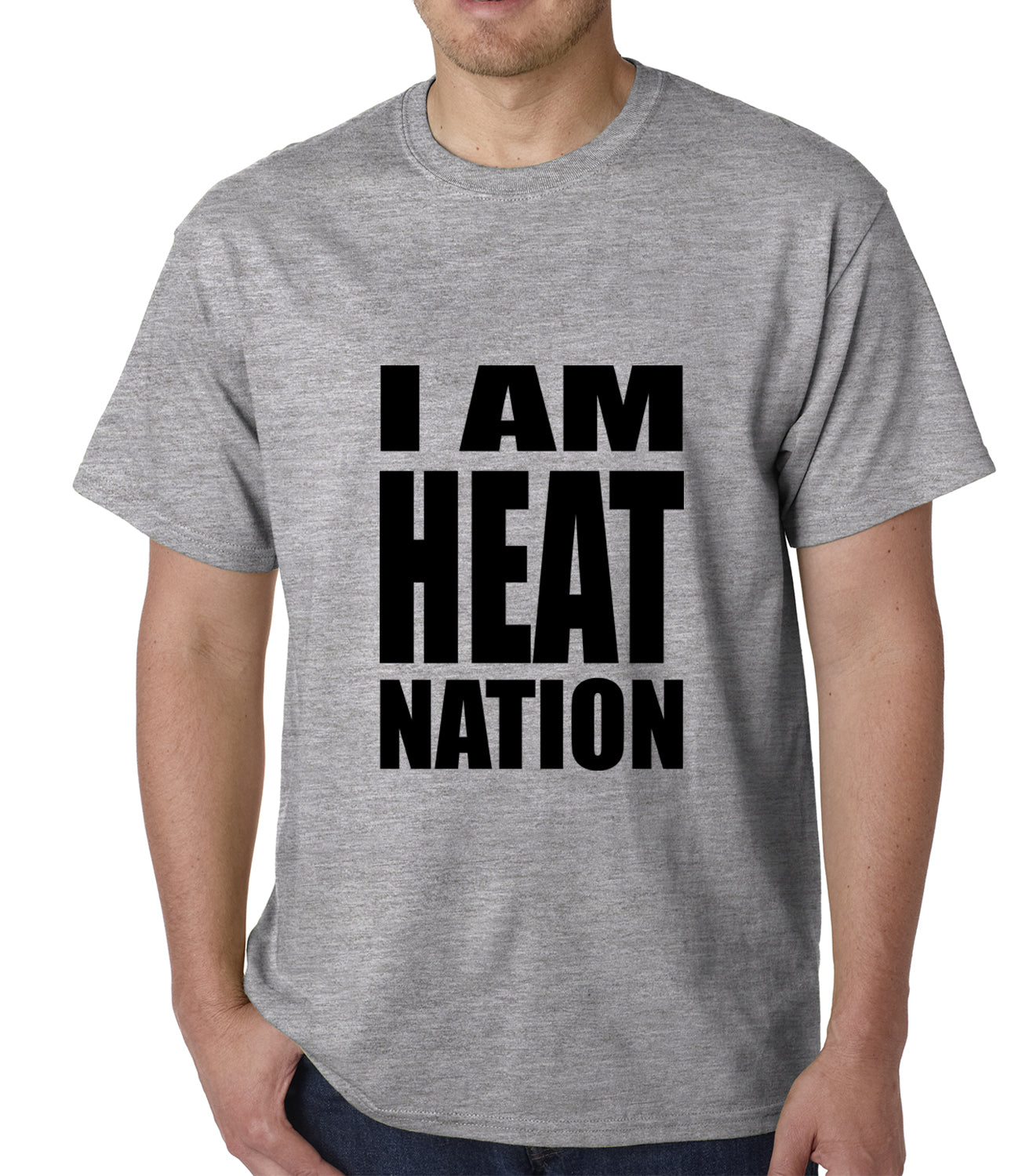 I Am Heat Nation Basketball Mens T-shirt