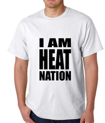 I Am Heat Nation Basketball Mens T-shirt