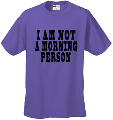 I Am Not a Morning Person Cara Delevingne Vogue Men's T-Shirt