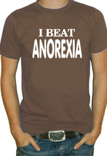 I Beat Anorexia Mens T-Shirt