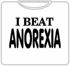 I Beat Anorexia Mens T-Shirt