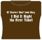 I Don't Look Busy Girls T-Shirt