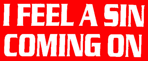 I Feel A Sin Coming On Hoodie