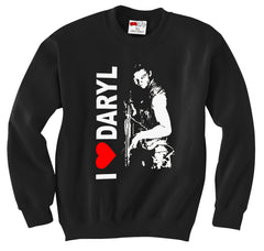 I Heart Daryl Crew Neck Sweatshirt