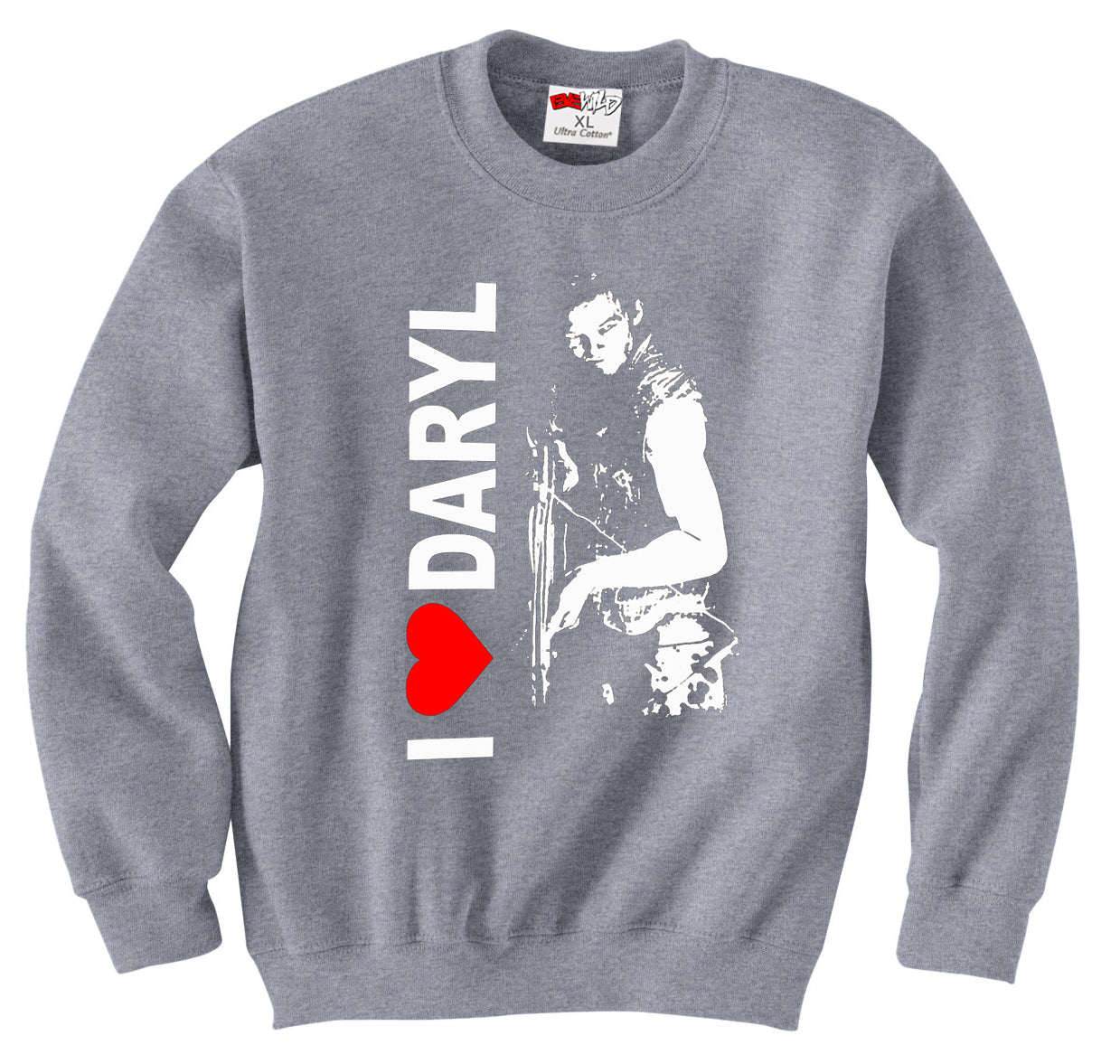 I Heart Daryl Crew Neck Sweatshirt