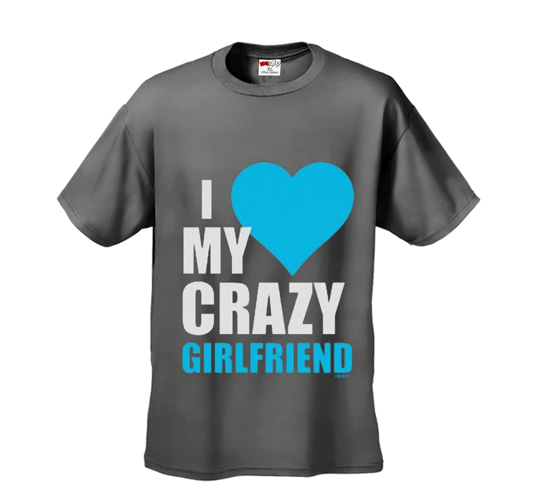 I Heart My Crazy Girlfriend Men's T-Shirt