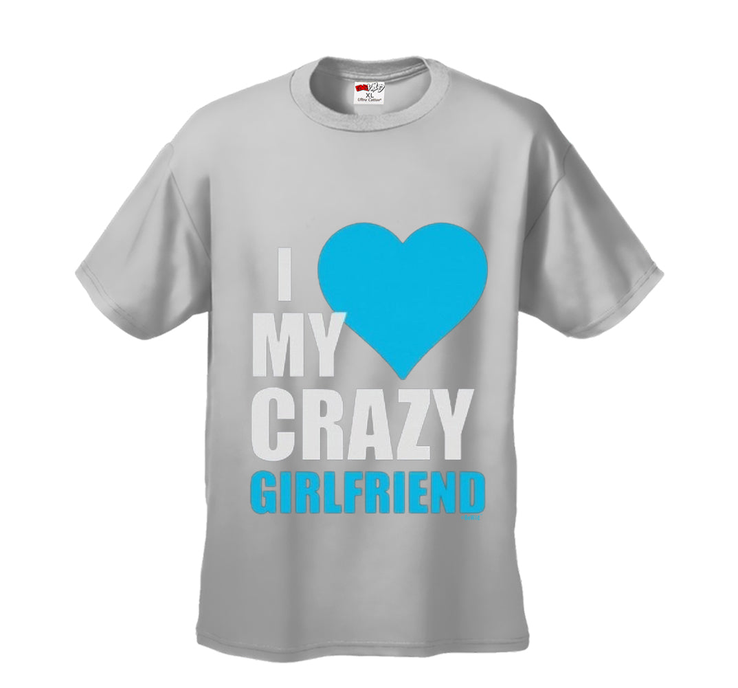 I Heart My Crazy Girlfriend Men's T-Shirt