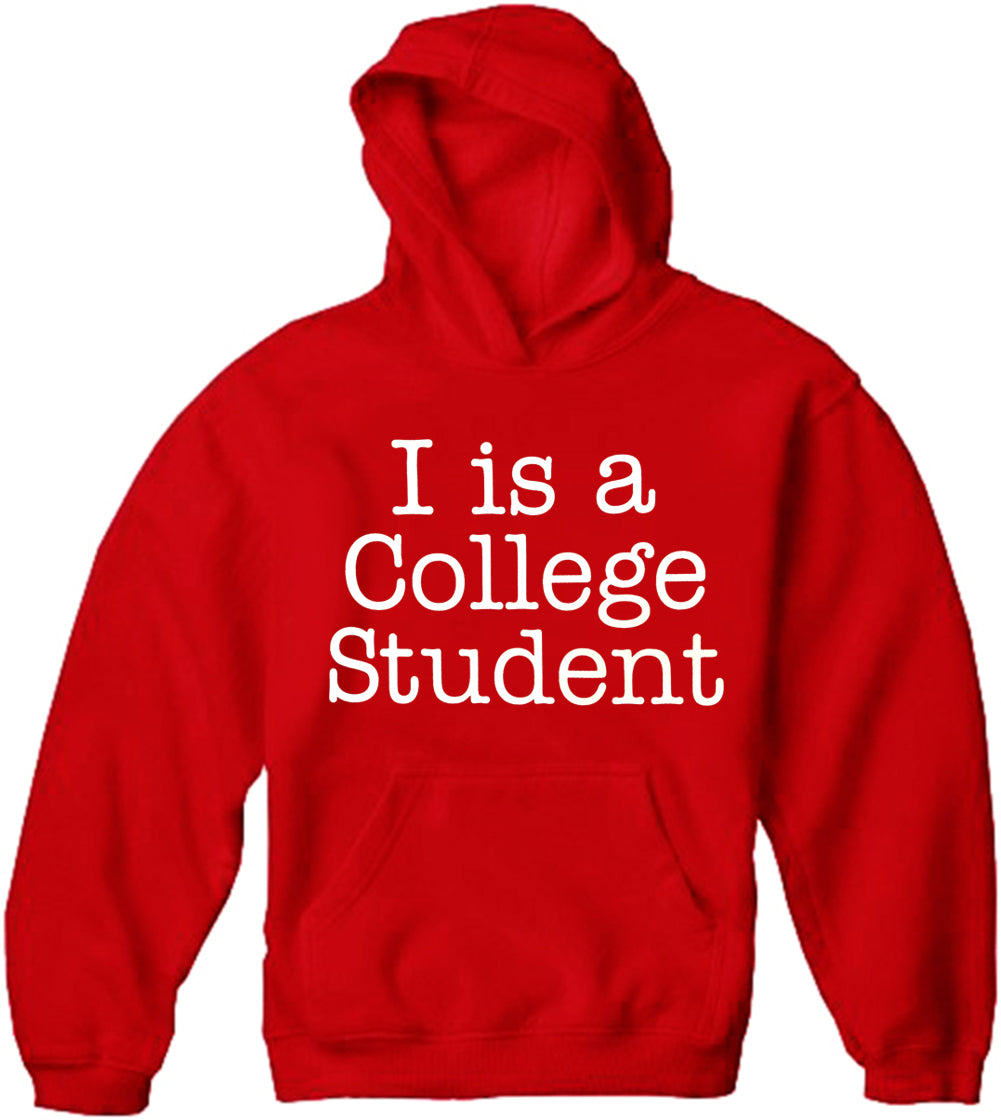 I Is A College Student Adult Hoodie
