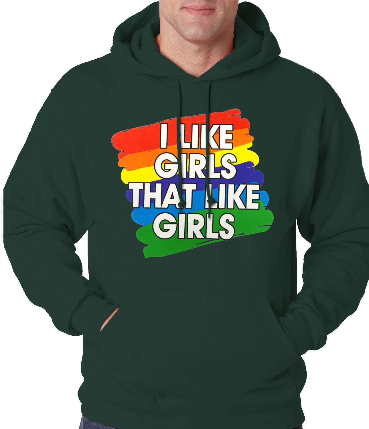 I Like Girls That Like Girls Adult Hoodie
