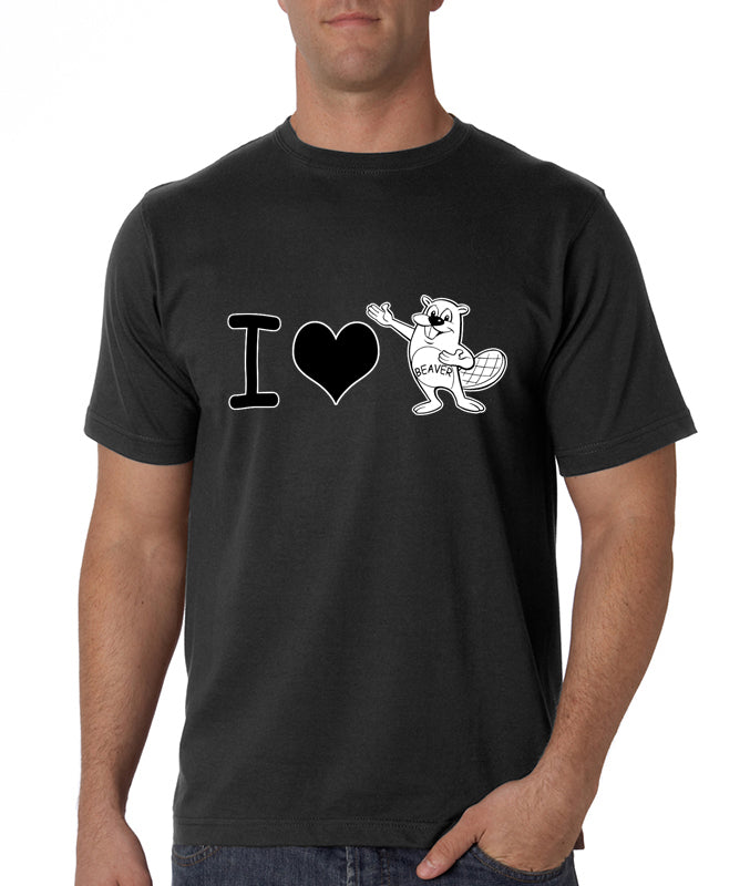 I Love Beavers Men's T-Shirt